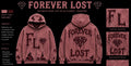 Dusty Pink Rhinestone ForeverLost Hoodie
