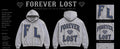 White Rhinestone ForverLost Hoodie